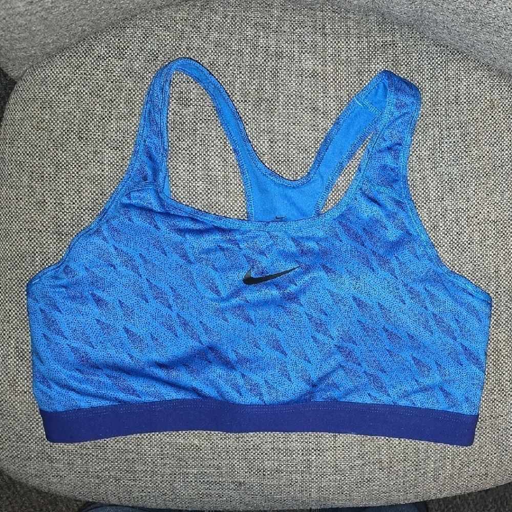 Nike Blue Racerback Sports Bra